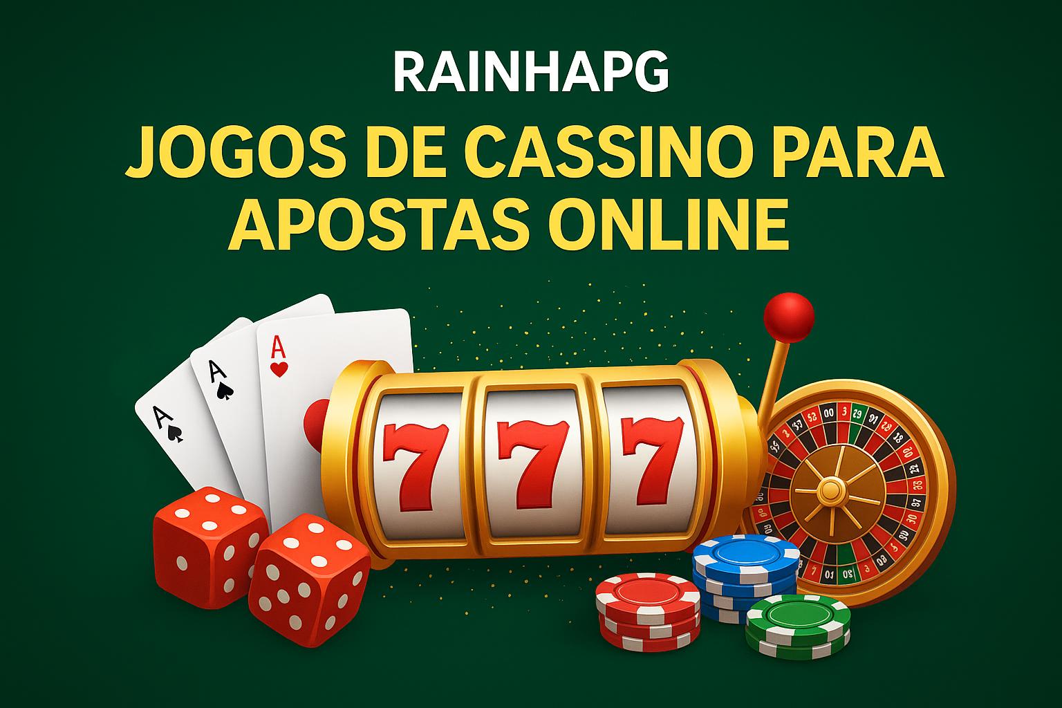 Jogos de cassino online inovadores e emocionantes na RAINHAPG